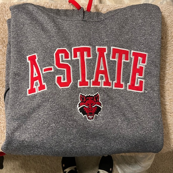 A-State Mens Hoodie Sweatshirt - Picture 1 of 4